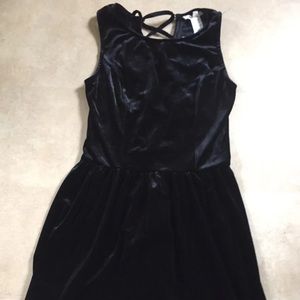 Charlotte Russe Velvet black dress